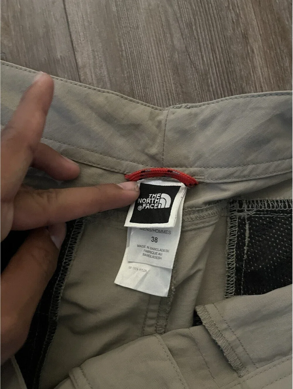The North Face Men’s Beige Convertible Hiking Pants Sz 38